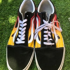 Old skool flames Vans!